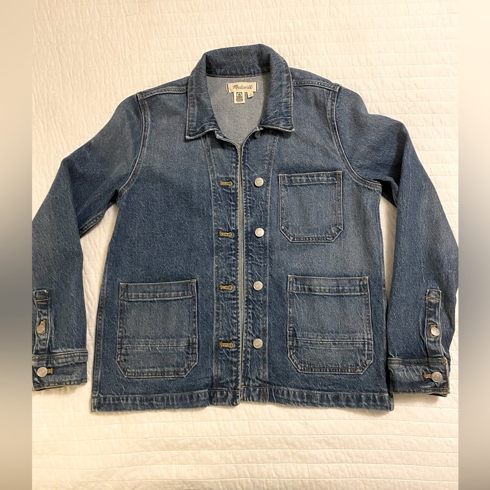 Madewell Denim Chore Coat size small